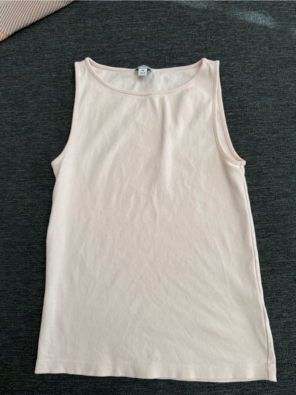 Light Peach JCREW medium Sleeveless Tank Top 💯 cotton